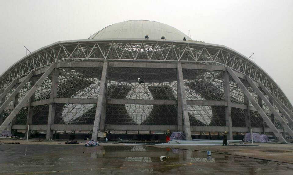 昌都温泉馆网架工程